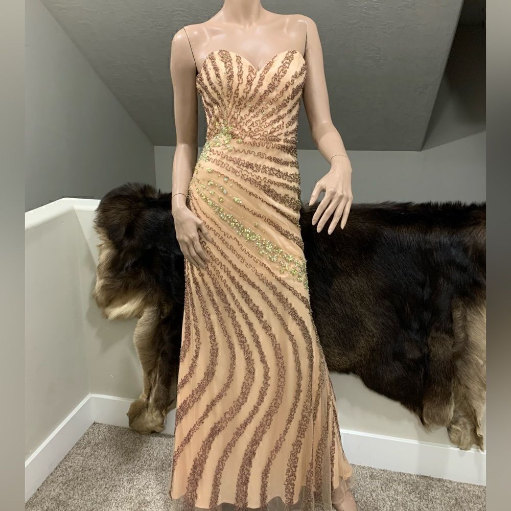 2 Ways to Wear Stunning Beads & Rhinestones Evening Gown